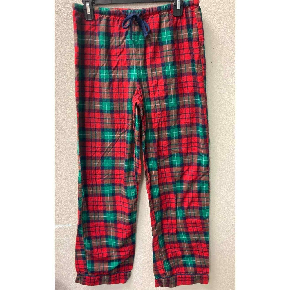 Wondershop Women Plaid Pajama Pants Medium Red Green Flannel Drawstring Holiday